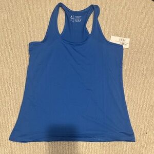 Women's Racerback Blue Tank Top